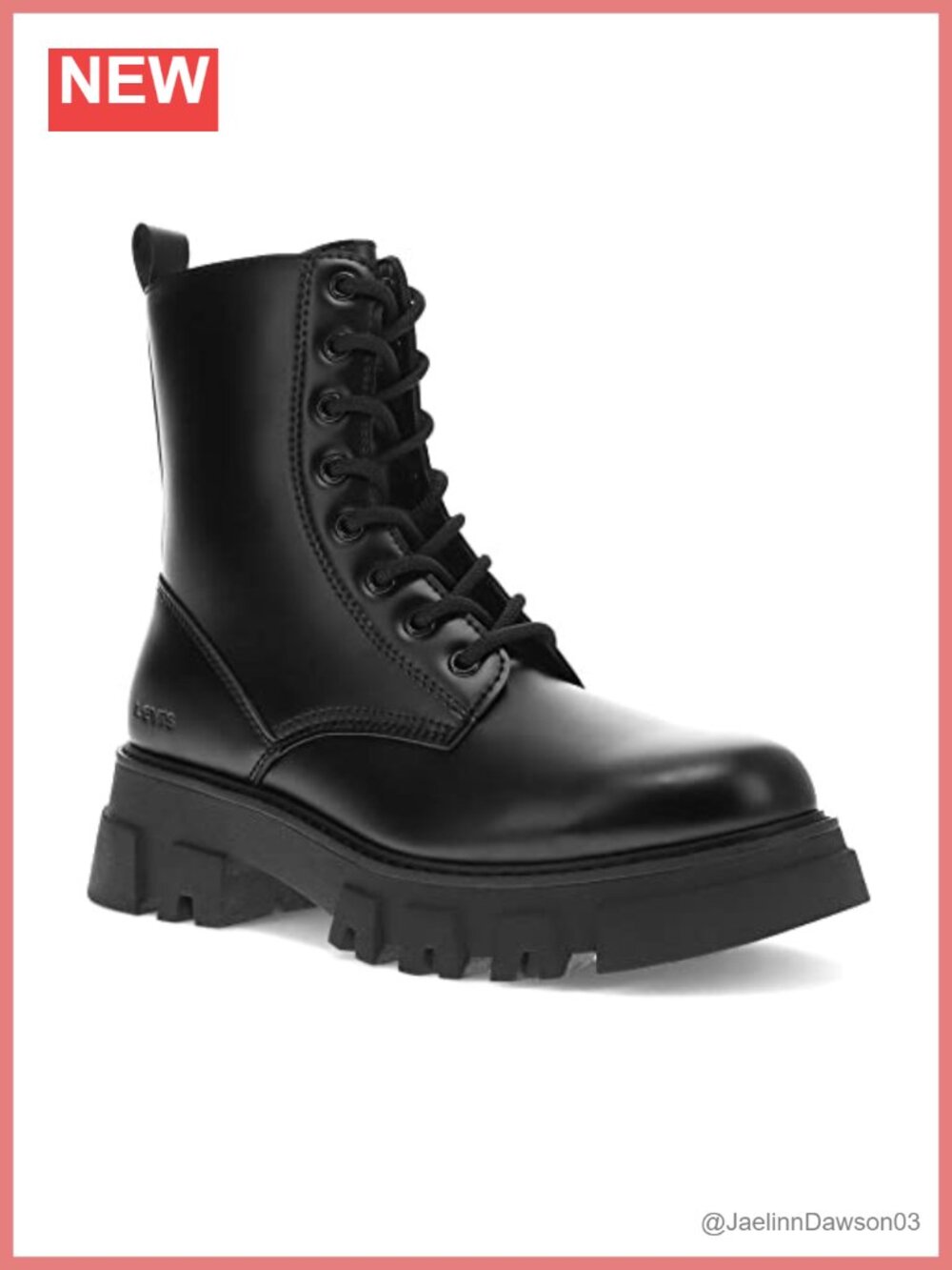 Levi's Giselle 2 Neo Women's Ankle Boots Lace-Up Combat Style Faux Leather
